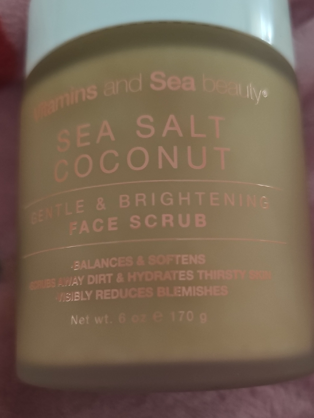Sea Salt Coconut Gentle & Brightening Face Scrub - Cream